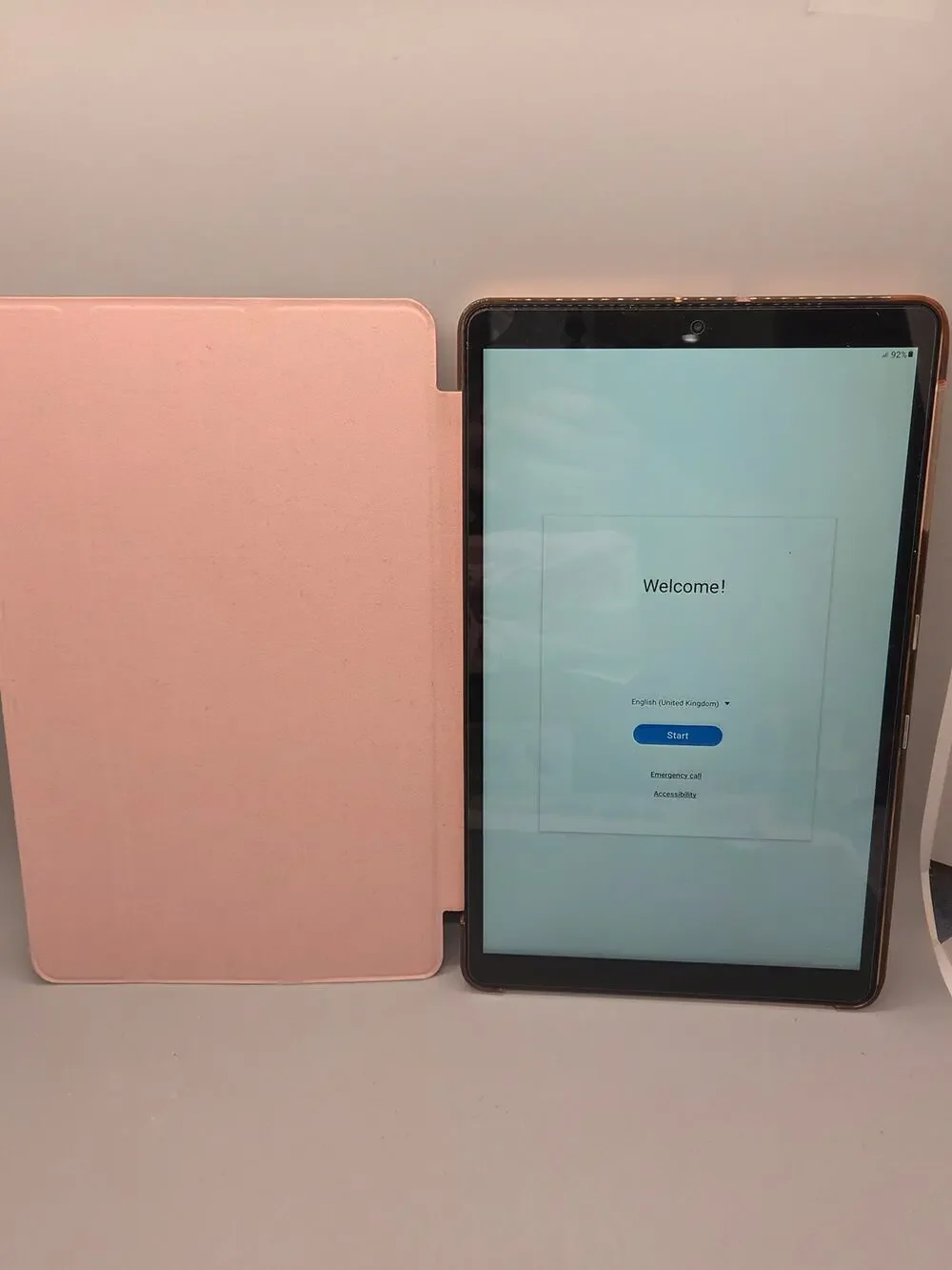 Samsung Galaxy Tab A 10.1 Model SM-T515 Rose Color With Matching Cover